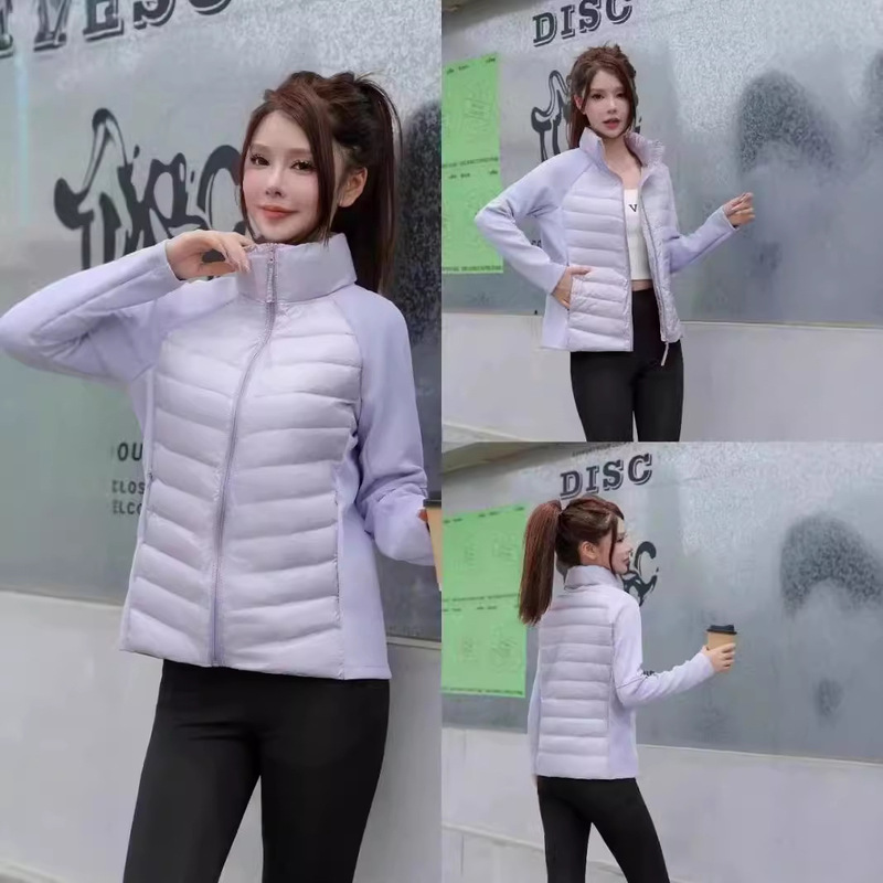Cross-border Autumn and Winter New Lightweight Down Jacket Women's Short Fashion Casual Slim-fit Interior Outdoor Sports Jacket Trendy