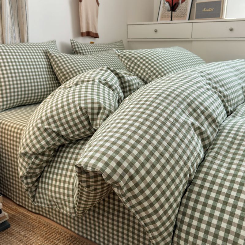 Verano ins funda de edredón de algodón de una sola pieza funda de edredón de algodón 2025 nuevo estilo 150x200x230 dormitorio individual