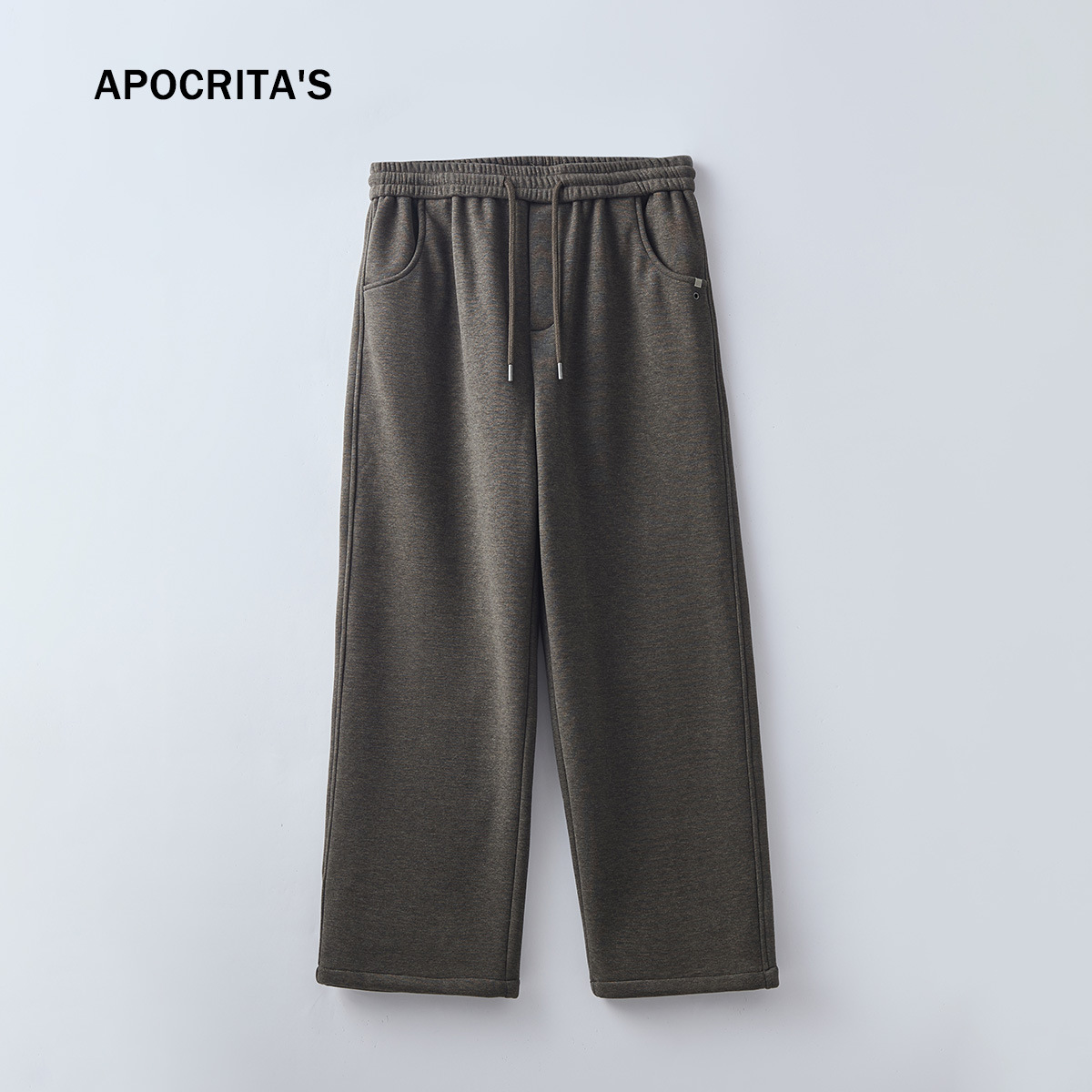 Sin devoluciones ni cambios【Liquidación por tiempo limitado a un precio súper bajo】Pantalones casuales holgados y rectos para hombre APO, para otoño e invierno