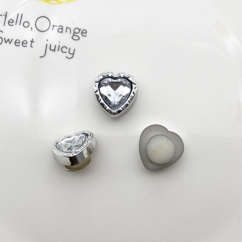 かわいいシルバーパウダーキャットリボン五芒星ラブジュエリーアクセサリー diy 携帯電話ケースパッチ下駄靴花|undefined
