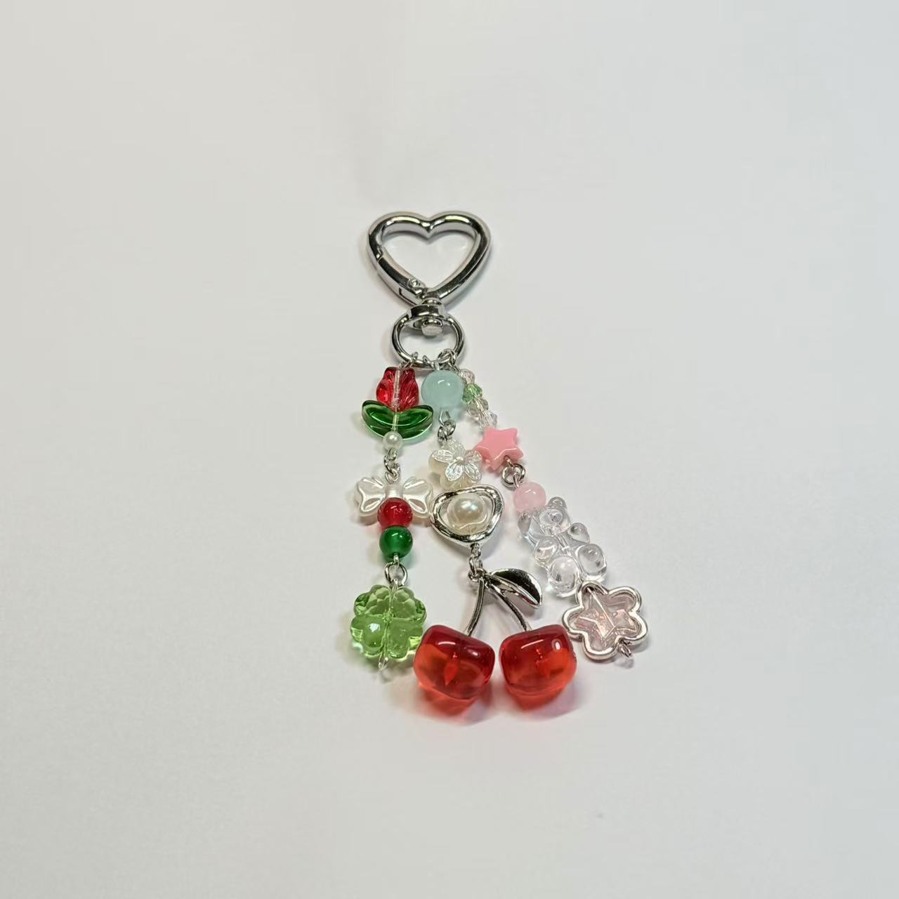 Cute Resin Animal Fruit Unisex Bag Pendant Keychain display picture 6