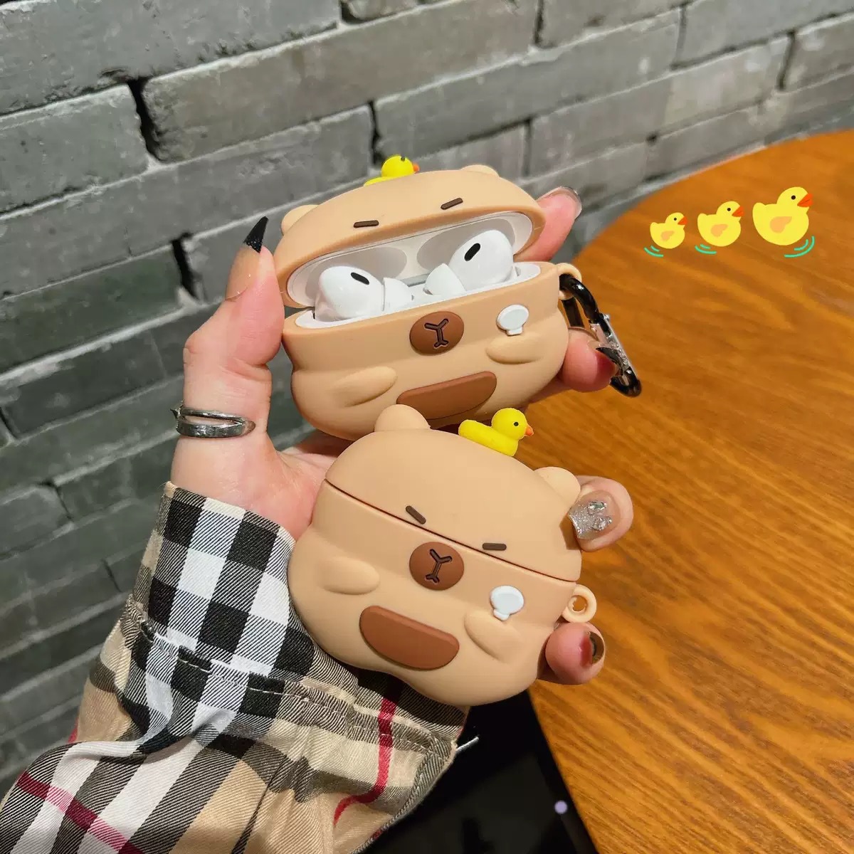 2025 nuevo estuche de auriculares de dibujos animados para Apple Airpos pro3 auriculares bluetooth suaves a prueba de caídas