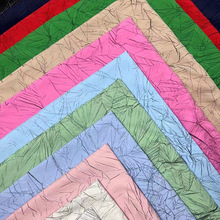 新品3D立体压花肌理布料外套服饰饰品面料复合压皱起泡面料