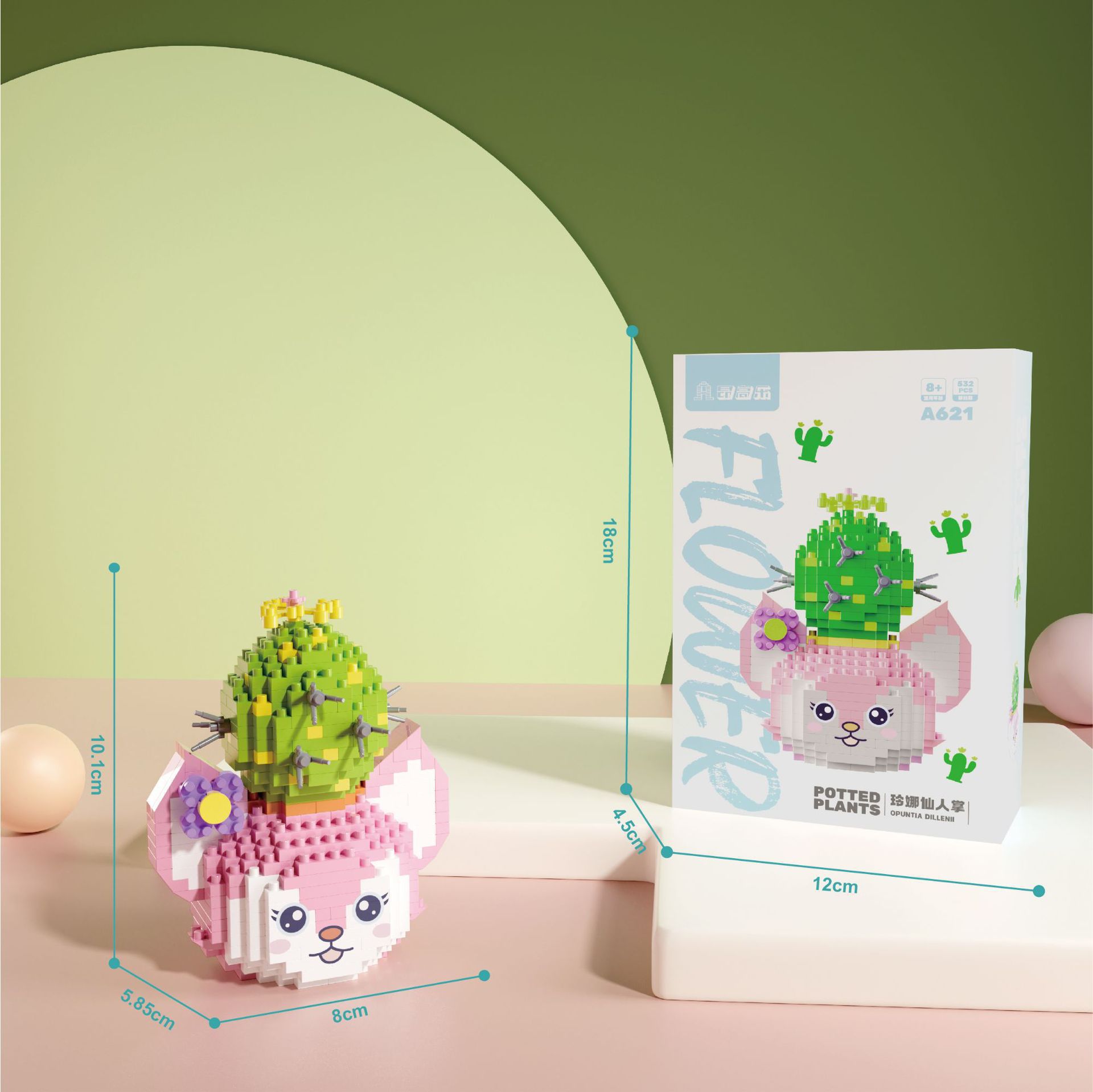 Anggaole en maceta flor eterna compatible con Lego ensamblado bloques de construcción muñeca de La Flor de los niños educativos adornos de juguete al por mayor