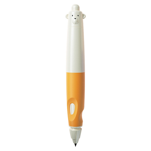 Fat Bear Pen Pencil Student Positive Posture Pen Children's Correction Grip Automatic Pencil Kindergarten Hole Children's Pen