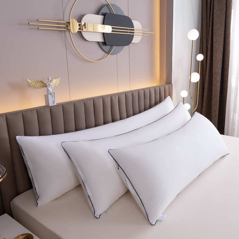 2023 nueva piel-amistoso cómodo solo Hotel almohada doble almohada larga
