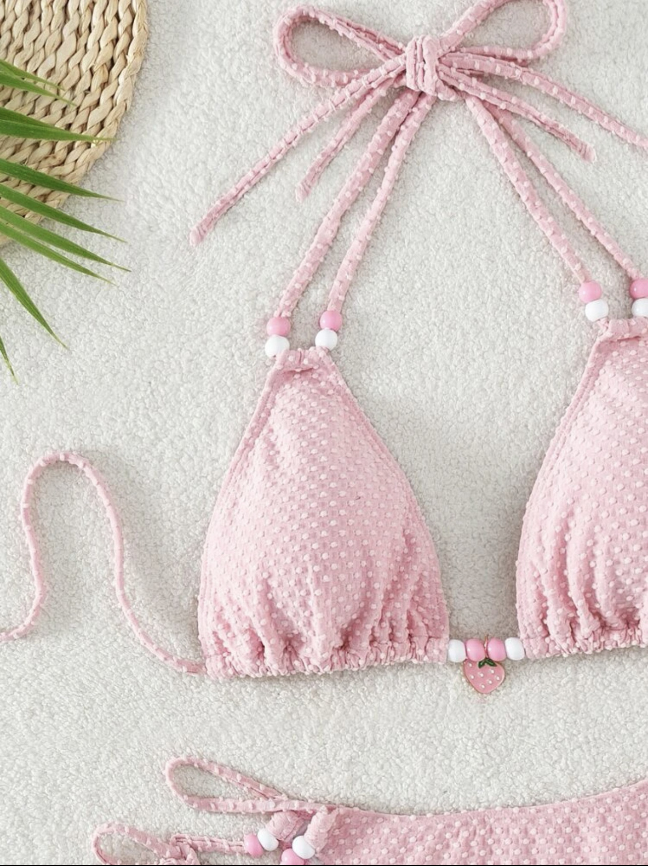 189g Weight Sexy Feel Of Sensation Mid Waist Panties Waist Bikini Panties Style Bralette Bra Category Polyester Fabric Type 2 Pieces Set Quantity Swimming Pool, Beach Occasion Solid Color Pattern Women's Gender Women's Solid Color 2 Pieces Set Bikinis Swimwear 4