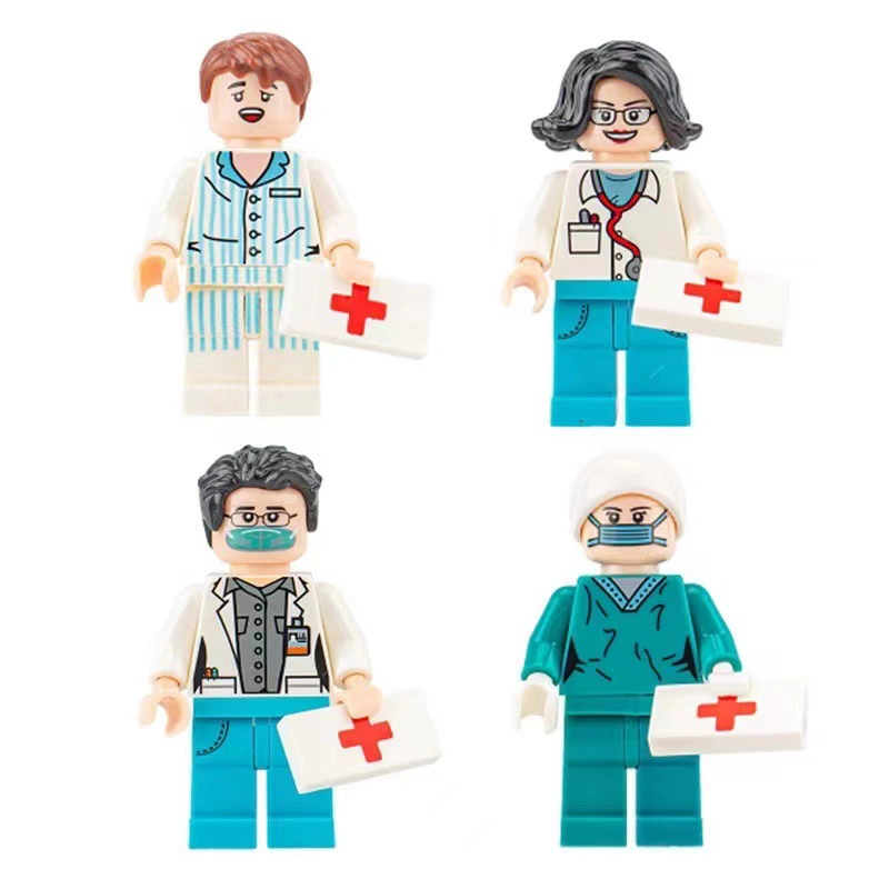 Минифигурки набор (Lego) — assorted минифигуры и транспорт, коллекционная серия, подарок