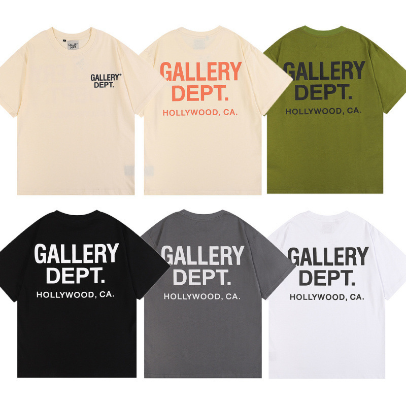 Gallery Dept 2022 Summer New Style T-Shirts for Men and Women, Couple's Base Shirts, Loose and Unique, Available for Dropshipping Gallery Dept 2022 Summer New Style T-Shirts for Men and Women, Couple's Base Shirts, Loose and Unique, Available for Dropshipping
