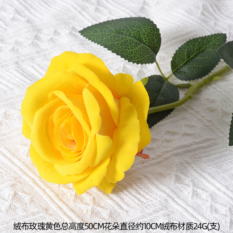 造花黄色花レモンオレンジイエロードーパミンフォレストウェディングウェディングホーム油絵風造花卸売|undefined