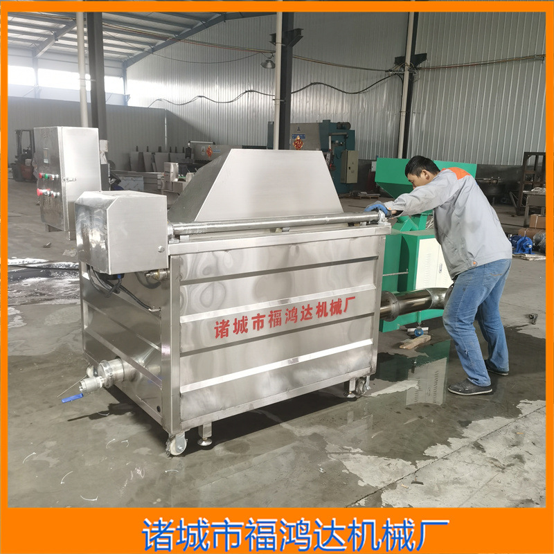 新款油豆腐油炸锅耗电量 福鸿达虎皮鸡爪油炸机 麻辣小龙虾油炸机