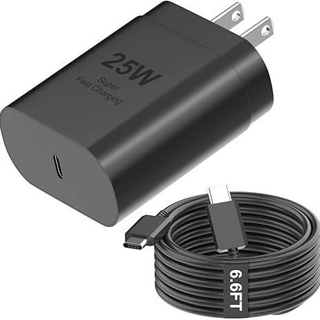 Samsung 25W US Standard USB-C Super Fast Charging PD Charger Adapter is suitable for Samsung Galaxy S series Samsung 25W US Standard USB-C Super Fast Charging PD Charger Adapter is suitable for Samsung Galaxy S series