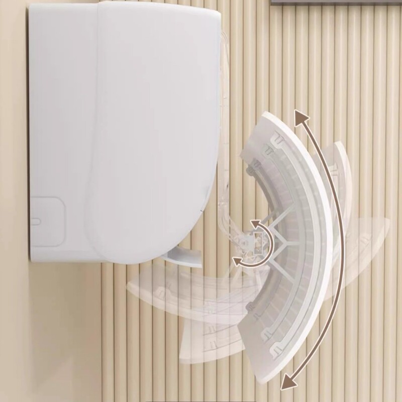 壁掛けエアコン用エアコン風よけ、壁掛けエアコン用ユニバーサルエアアウトレットカバー、エアコン風よけカバーの取り付け不要|undefined