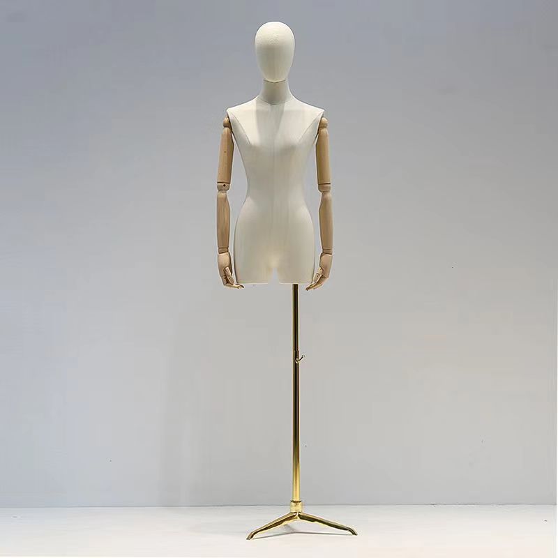 Modelo clavícula pequeña prop de pecho tienda de ropa modelo estante de exhibición de hombro plano ventana de ropa de mujer muestra busto modelo
