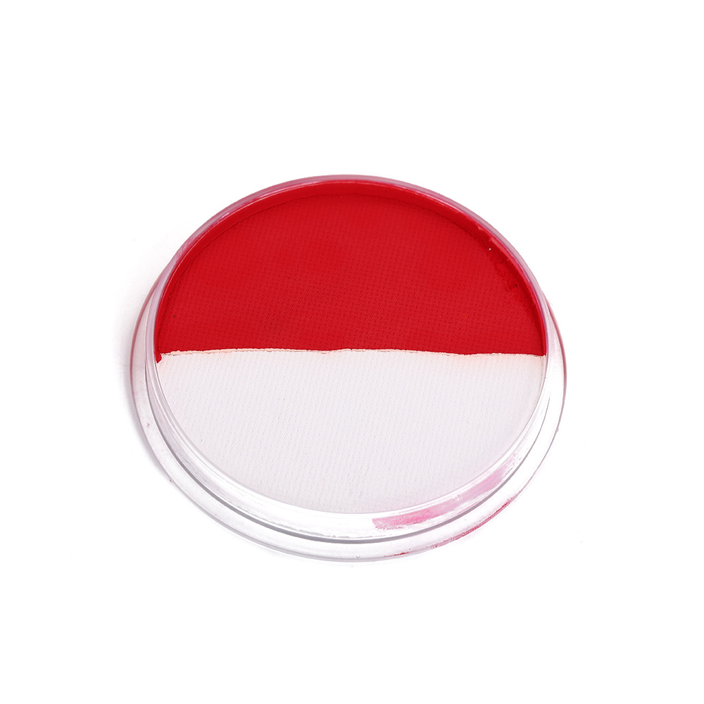 30g de gran capacidad doble color pigmento de pintura corporal soluble en agua para niños pintura facial maquillaje festivo