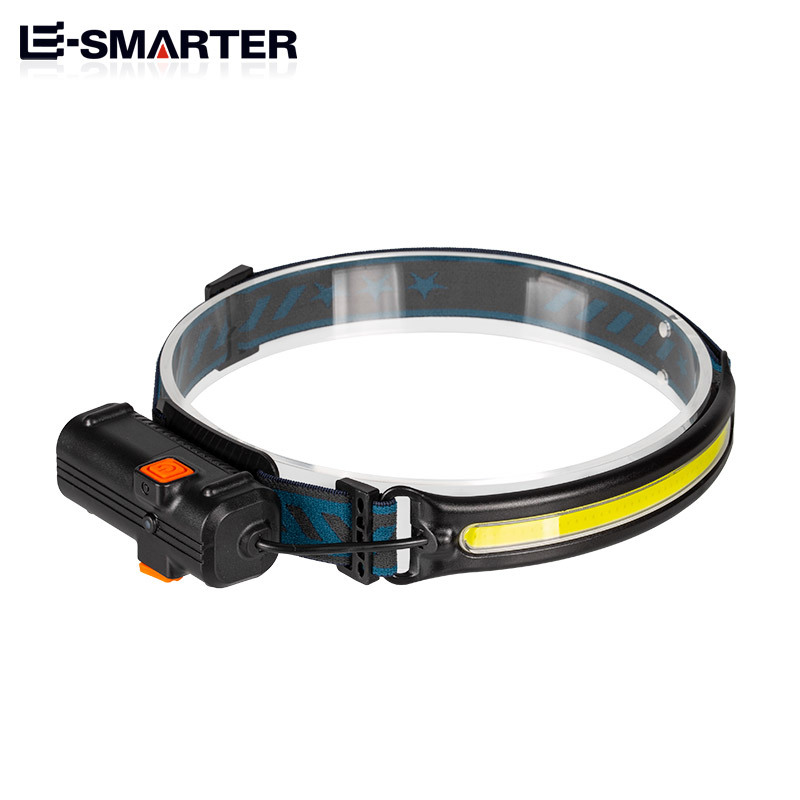 Transfronterizo nuevo LED mini multifunción cabeza de inducción de onda COB luz al aire libre aventura pesca linterna de luz fuerte