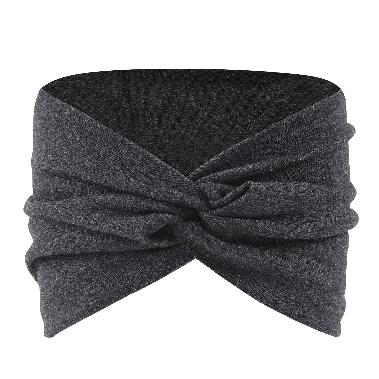 Europa y los Estados Unidos de color sólido banda de pelo deportiva ancho banda de pelo antiperspirante bandana de pelo yoga fitness banda de pelo deportiva absorción de sudor adornamiento para el pelo