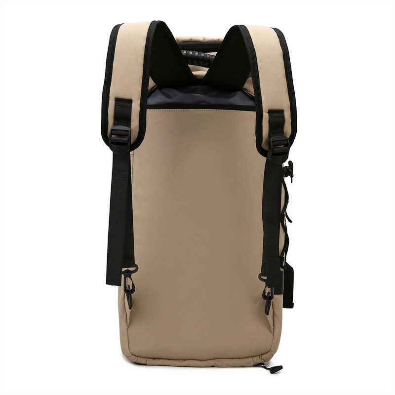 Bolso de fitness deportivo de ocio de moda Bolso bandolera de viaje corto de gran capacidad Separación de seco y húmedo Bolso de equipaje de doble respaldo de tres fines