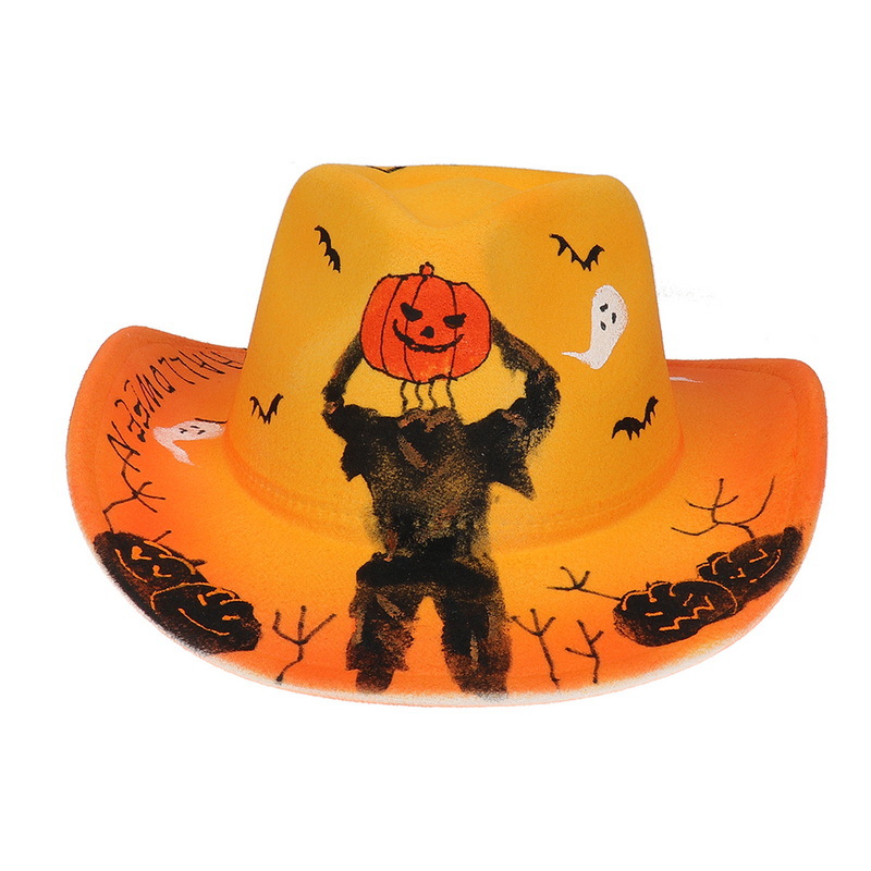 Halloween Party Bunte Ball Leistung Hut Geist Festival Requisiten Cowboy Schneemann Muster_voghion.com