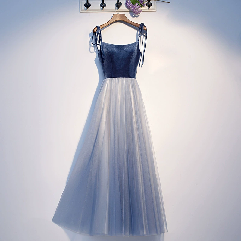 Long evening dress, elegant bridesmaid dress, maxi length
