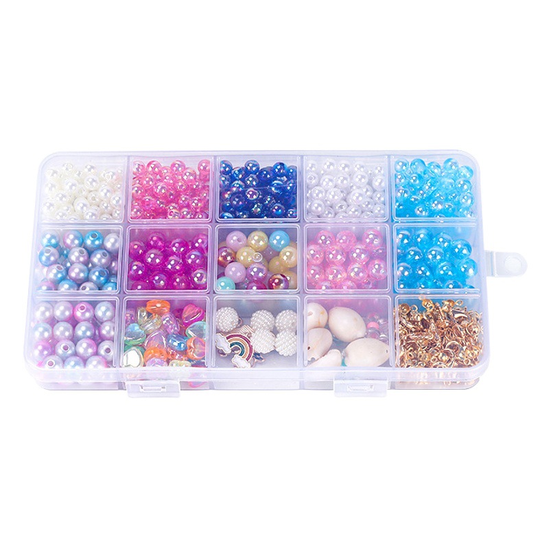 Joyería con cuentas que hace la pulsera de la muchacha que hace el kit de la sirena de perlas de regalo de Navidad DIY joyería