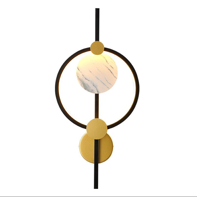 Luz de cabecera moderna Zhongshan fondo lámpara de poste dormitorio simple arte lámpara de cabecera lámpara de pared lámpara de fondo decoración de sala de estar