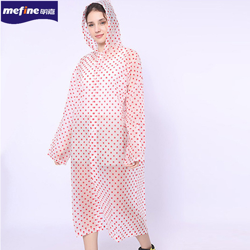 Peva Raincoat Cardigan with Print, Outdoor Extended Length, Adult Droplet Protection, Non-Disposable, Hooded, One-Piece, for Hiking Peva Raincoat Cardigan with Print, Outdoor Extended Length, Adult Droplet Protection, Non-Disposable, Hooded, One-Piece, for Hiking