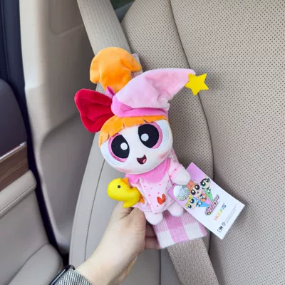 Sürətlər qutusu və əl tormozu başlıqları – Girls Plush Doll Car Seat