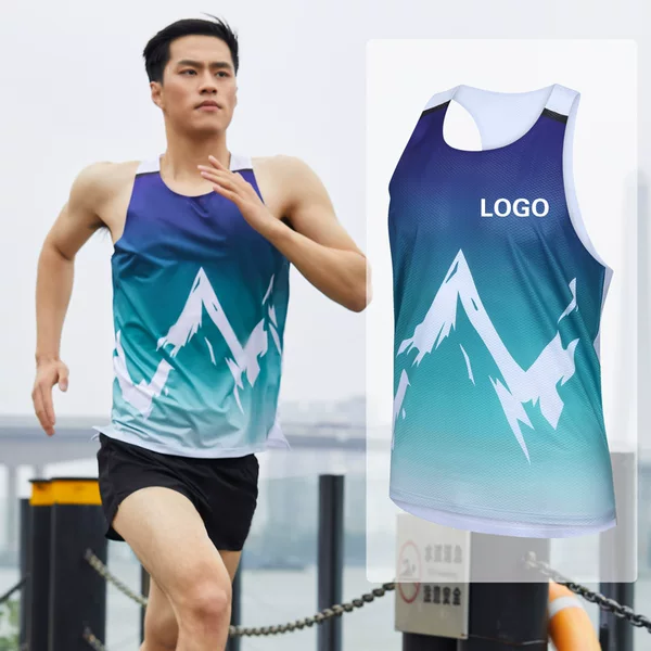 Seamless Racing Vest Men's and Women's Mesh Jacquard Fabric Lightweight Breathable Quick-drying Marathon Running Group Purchase Customization