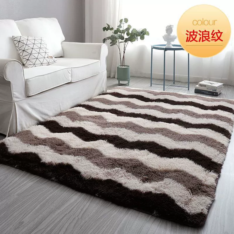 Thick plush carpet, bedroom, living room, bay window, live broadcast room, photo taking, large area full of girly style soft floor mats