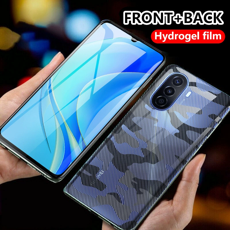 Подходит для Huawei NovaY70Plus, гидрогелевая пленка, камуфляжная задняя пленка, HD передняя пленка, комплект для съемки