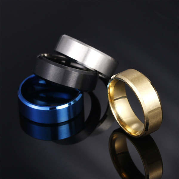 matte ring stainless steel
