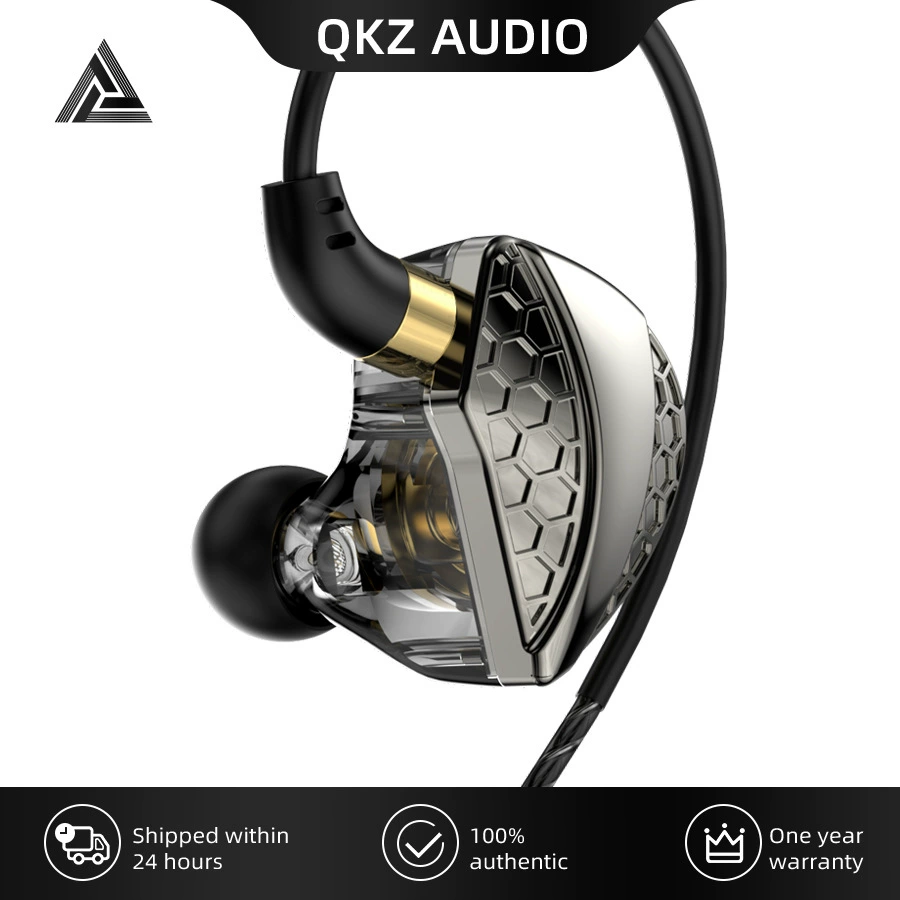 Вкладыши-вкладыши QKZ Hi6T наушники-вкладыши, мониторинговые наушники, проводные басовые наушники, наушники для мобильного бега и прямой трансляции