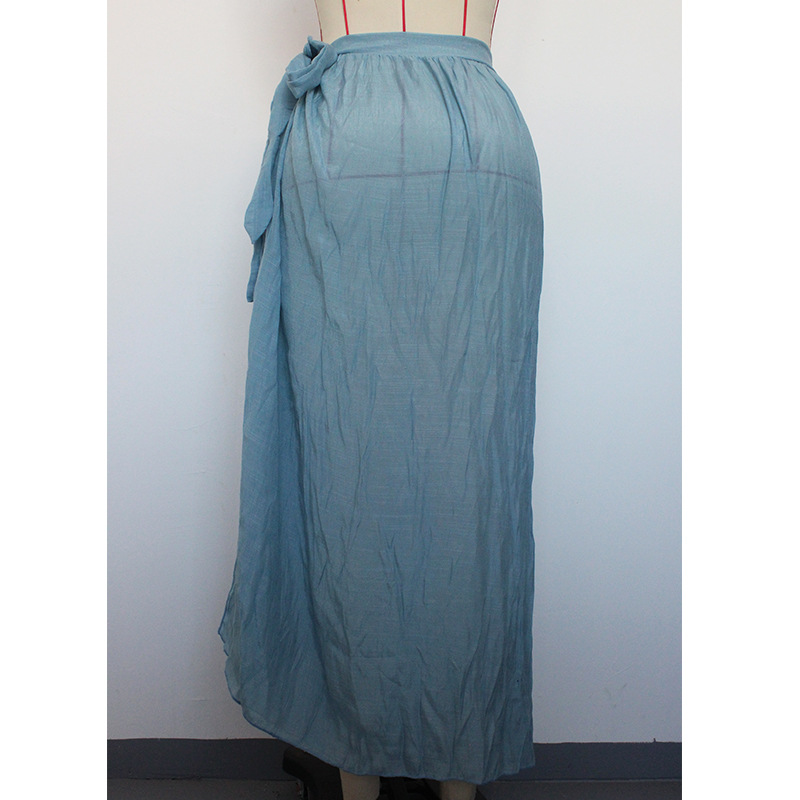 Womenu0027S Fashion Solid Color Polyester Cover Ups 1 Piece