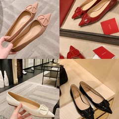 ブドウのお母さんの同モデルの現物の秒発 ~ 気質の小さい先の名媛の風のVは百合の浅い口の平の靴の女性の春夏を掛けます