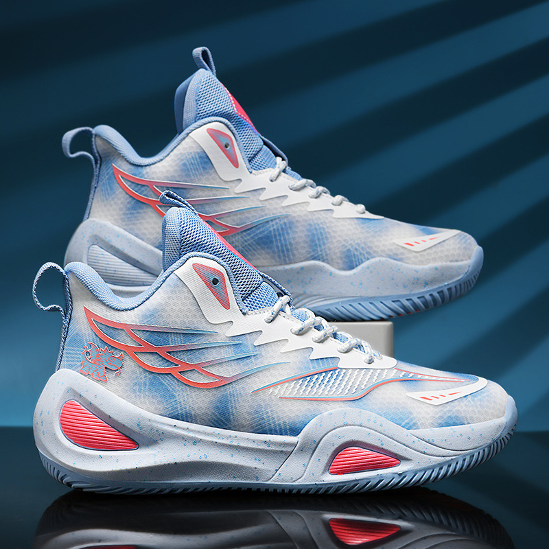 Zapatillas de Baloncesto para Campo Suela TPR de Malla Antideslizantes y Transpirables para Baloncesto