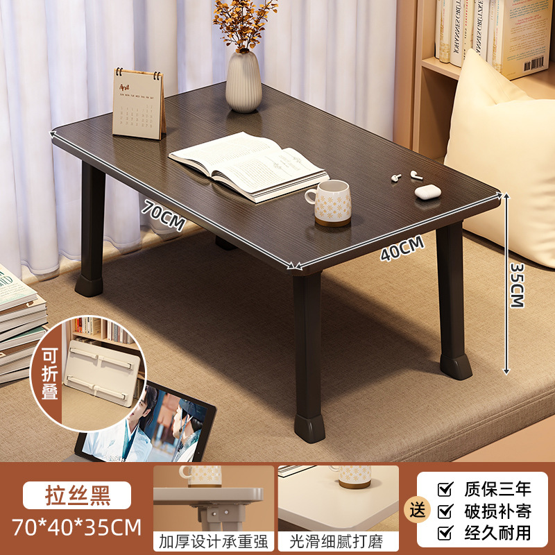 Ventana flotante mesa pequeña mesa de té doméstica plegable mesa de té dormitorio tatami kang mesa balcón más grande escritorio de cama