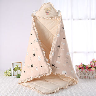 Baby bag baby baby swaddling spring and autumn medium thick cotton thin cotton newborn baby hug quilt