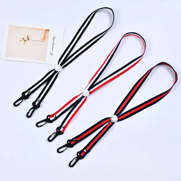In stock supply adjustable mask lanyard ribbon mask rope factory direct sales