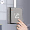 明装出门开门门禁开关面板自动复位小型出门按钮小区开门门铃开关|ms
