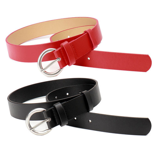 Women's Fashion Chic Belt, Office Casual Style, Alloy Pin buckle, Ladies Belt for Jeans Decoration