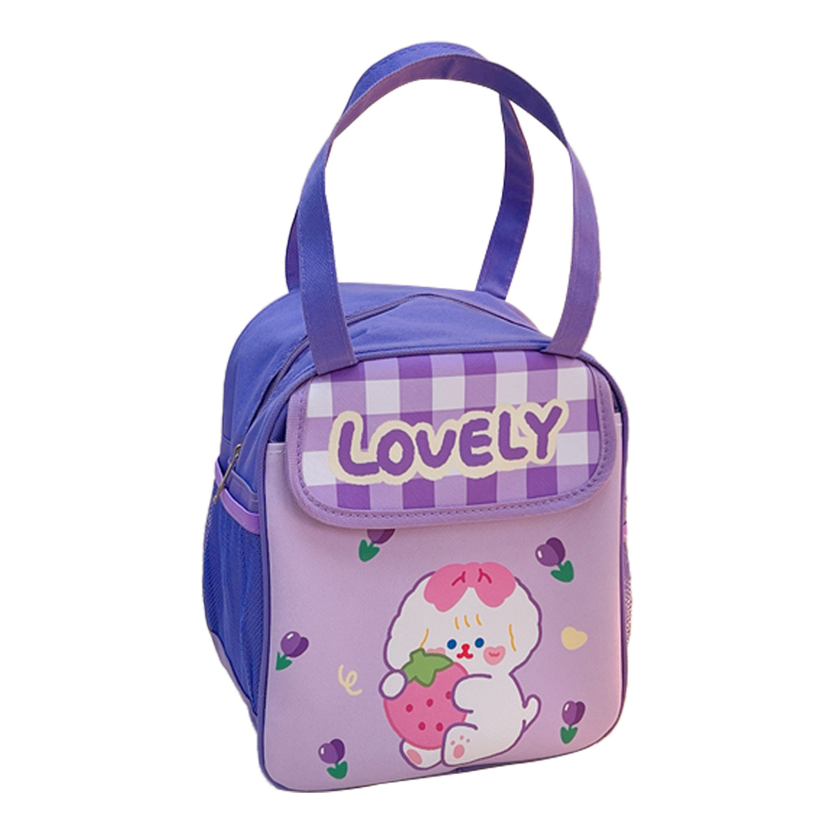 Nueva bolsa de almuerzo portátil de dibujos animados lonchera bolsa de aislamiento bolsa de almuerzo estudiante espesado papel de aluminio bolsa de almuerzo de aislamiento de almacenamiento