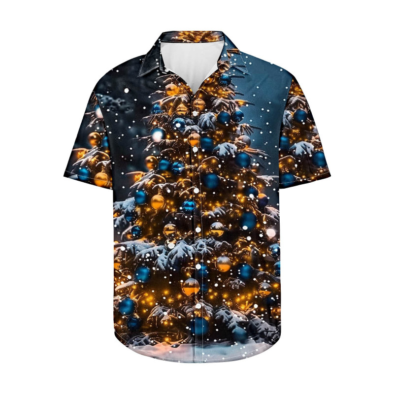 25 Years New Men's Fashion Casual Christmas Series 3D Digital Printed Shirts Factory Direct Sales Source Factory 25 Years New Men's Fashion Casual Christmas Series 3D Digital Printed Shirts Factory Direct Sales Source Factory
