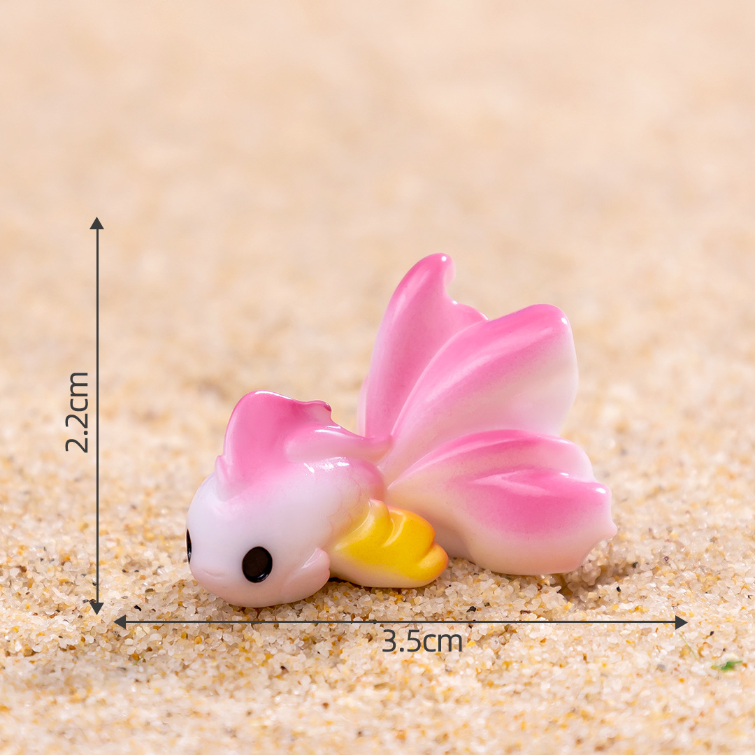 Cá bảy màu thổi bong bóng, phụ kiện hồ cá, tiểu cảnh mini sáng tạo dễ thương (z-CJ-609)