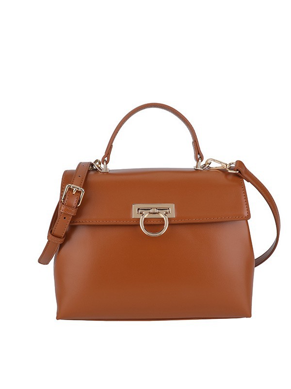 Alta sensación portátil Kelly bolso pequeño para mujeres 2025 nuevo estilo de moda universal bloqueo de viaje de hombro bolsa inclinada