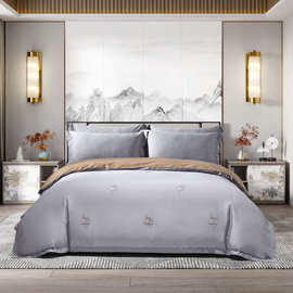 轻影 cosheen可欣新中式全棉提花四件套件