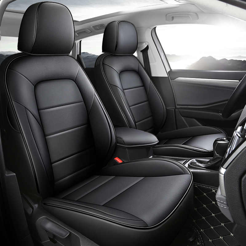 Jetta VS5 special car seat cover four seasons universal full-surround cushion vs5 perforated leather breathable seat cover cushion
