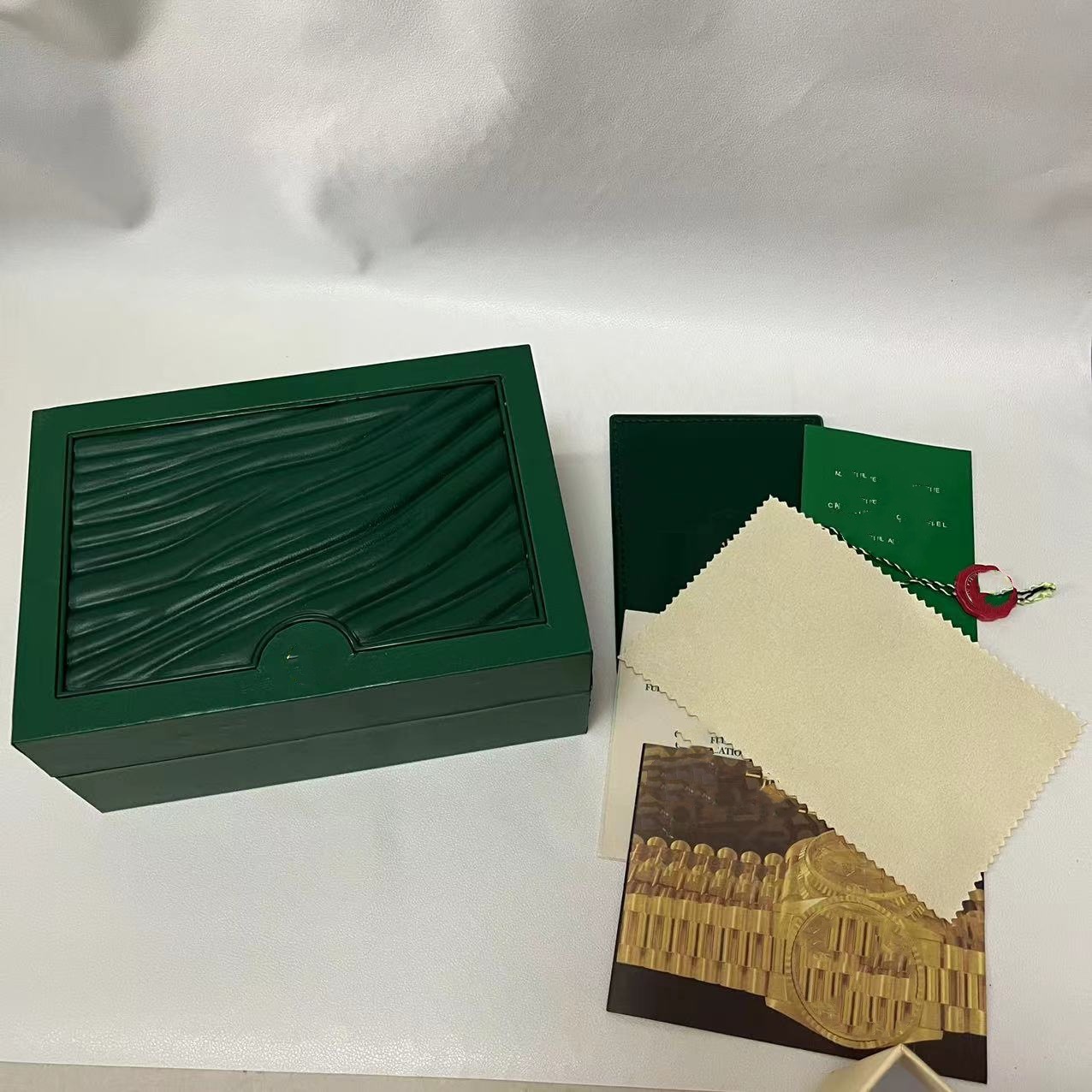 Rolex Watch Box Green Packaging Box High-end Storage Box Wave Packaging Water Ghost Swiss Gift Box Labor Watch Box