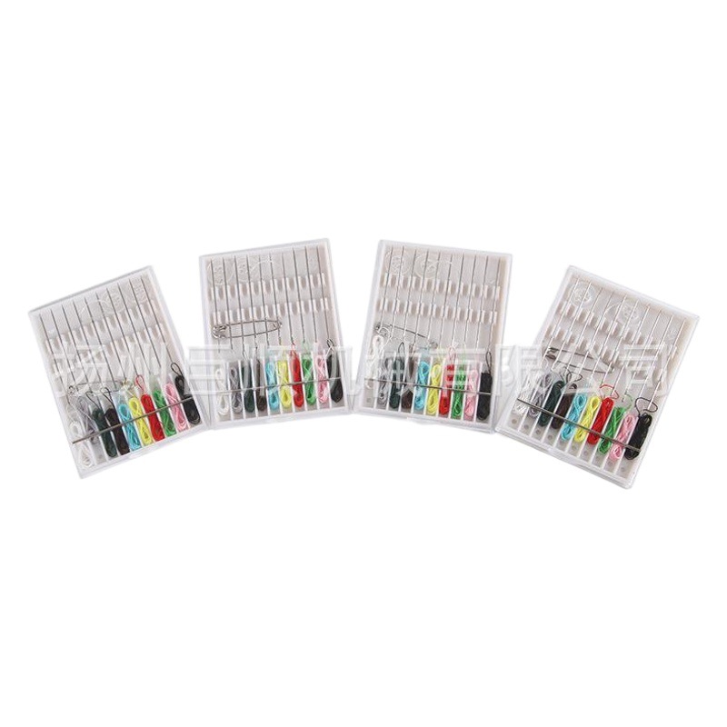 Cross-Border Supply of 10-Needle 10-Thread Simple Sewing Kit, Portable Household Sewing and Mending Storage Tool Sewing Box