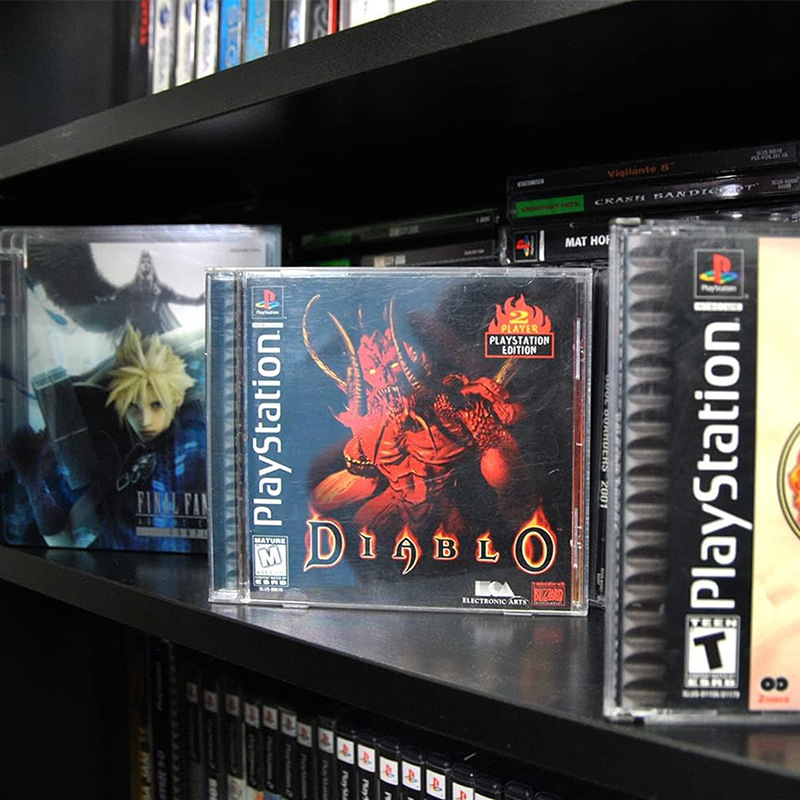 PS1ゲームカード保護ボックスCDアルバムレコード透明コレクション保護収納ケースディスク封筒防塵カバー|undefined